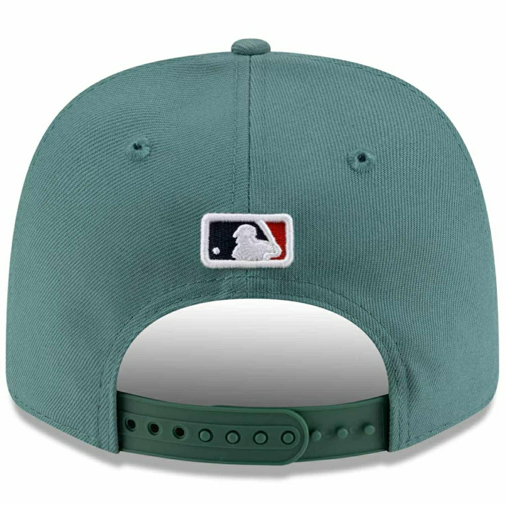Boston Red Sox MLB City Connect Stretch-Snap 9SEVENTY Cap Green - Taass US