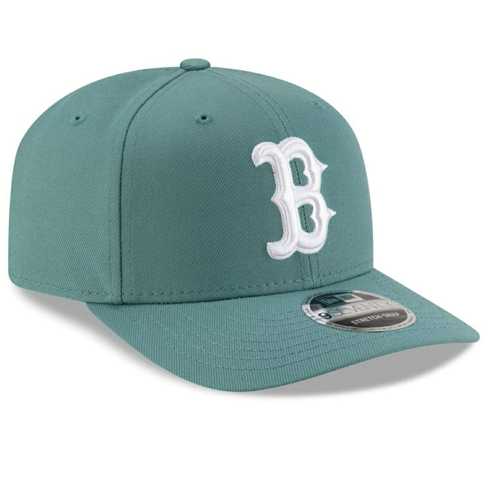 Boston Red Sox MLB City Connect Stretch-Snap 9SEVENTY Cap Green - Taass US