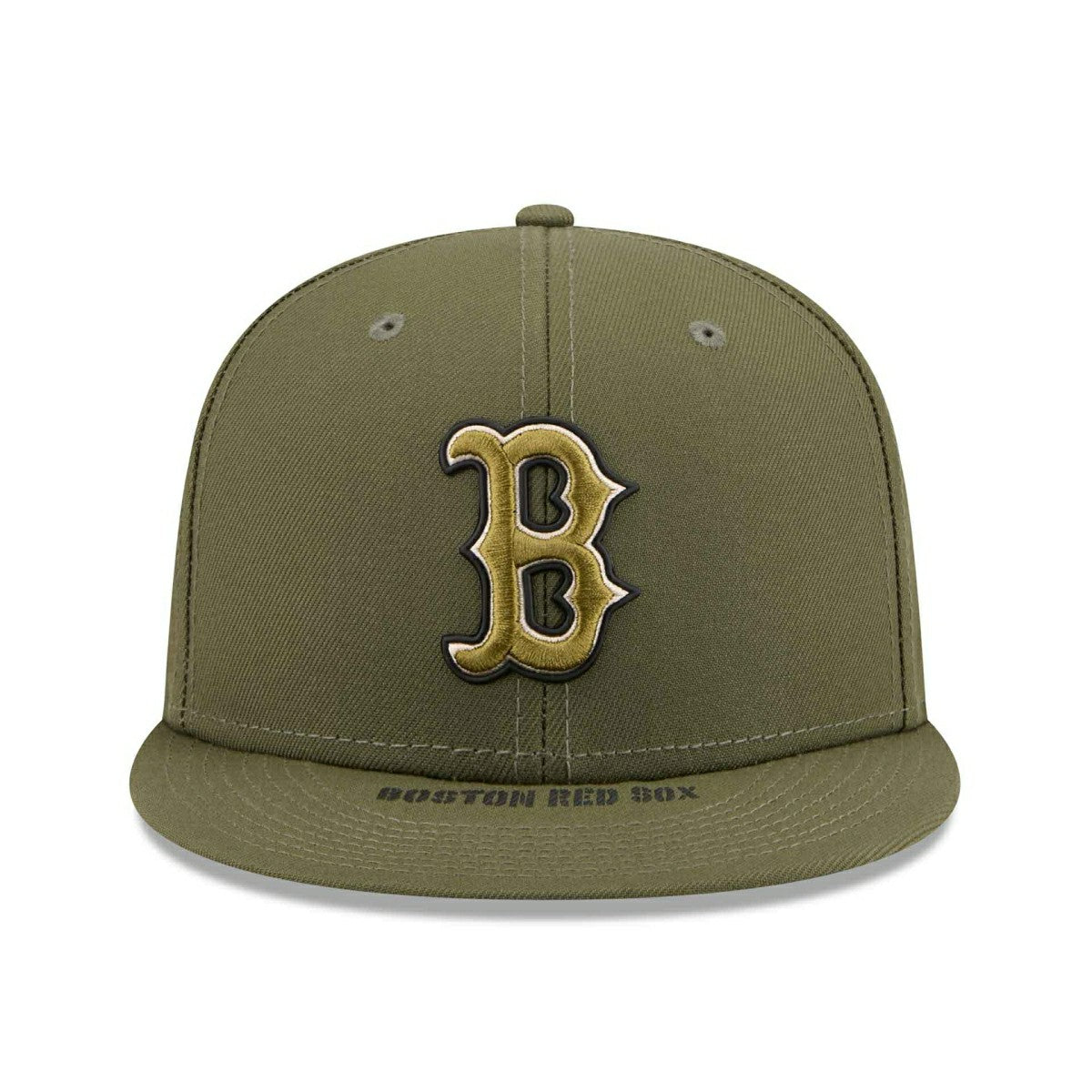 Boston Red Sox 2026 MLB Armed Forces Authentic 59FIFTY Fitted Cap Olive - Taass sale