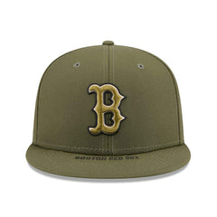 Boston Red Sox 2026 MLB Armed Forces Authentic 59FIFTY Fitted Cap Olive - Taass sale