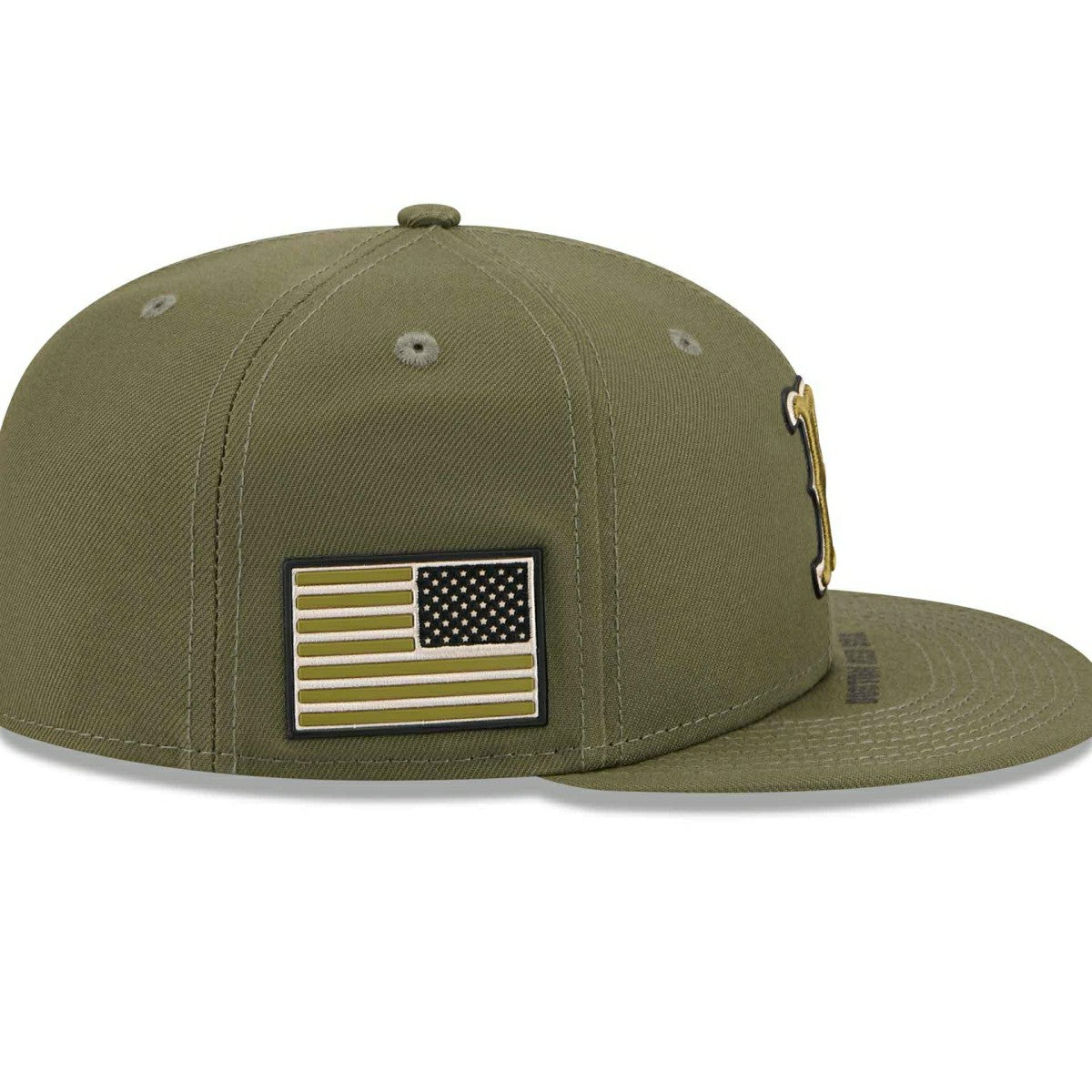 Boston Red Sox 2026 MLB Armed Forces Authentic 59FIFTY Fitted Cap Olive - Taass sale
