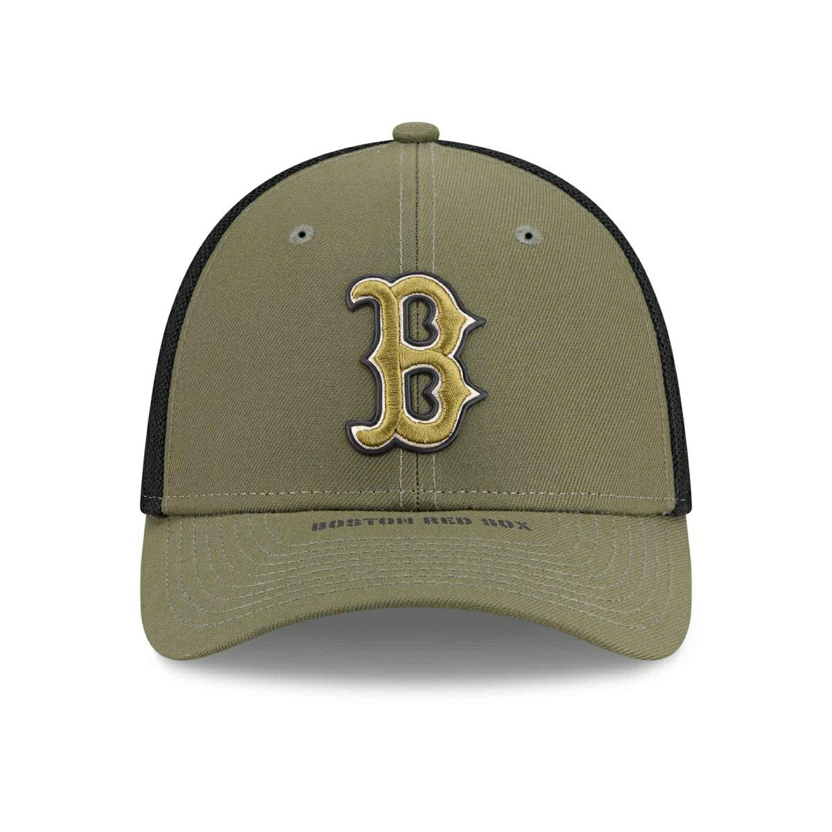 Boston Red Sox 2026 MLB Armed Forces 39THIRTY M-Crown Flex Cap Olive - Taass for sale