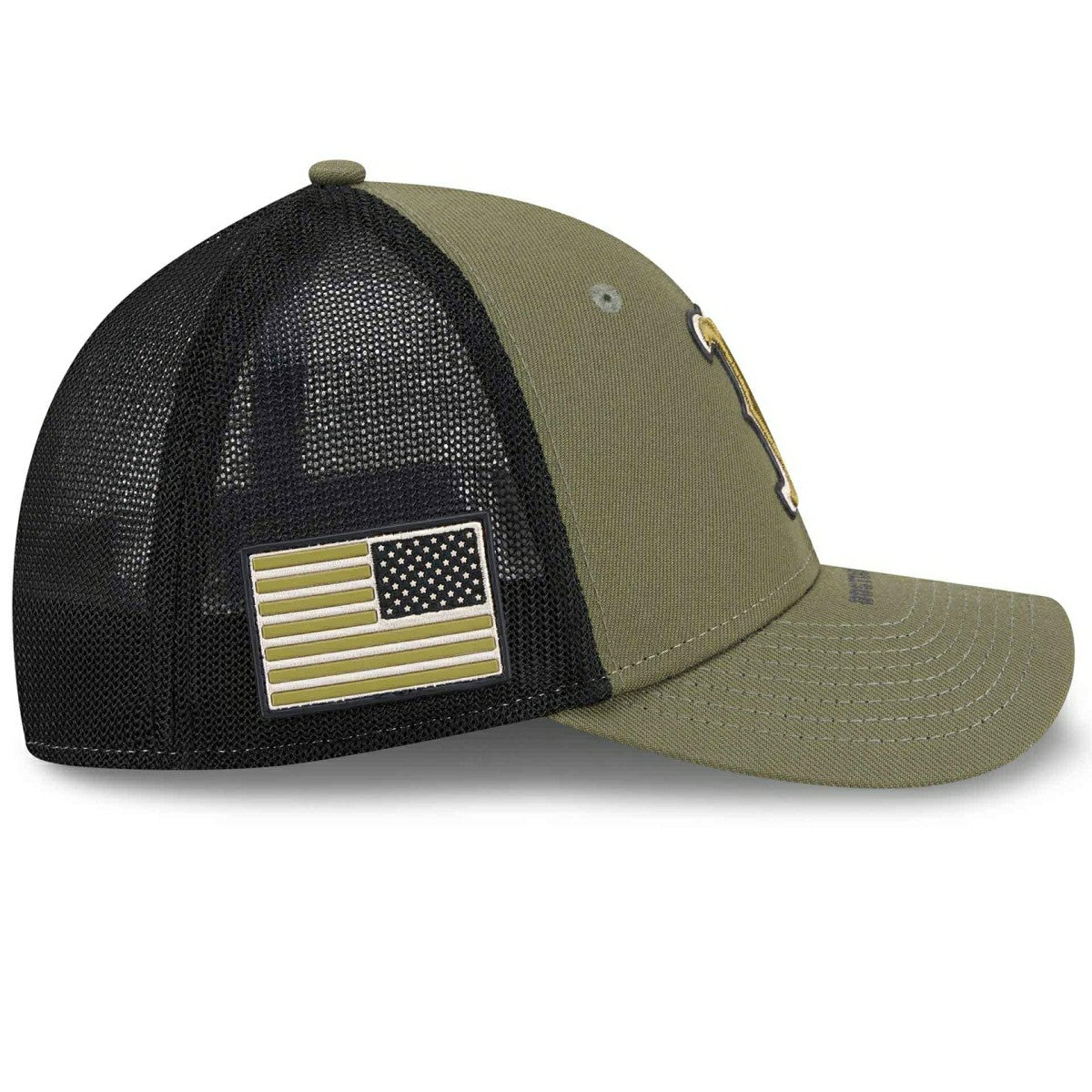 Boston Red Sox 2026 MLB Armed Forces 39THIRTY M-Crown Flex Cap Olive - Taass for sale