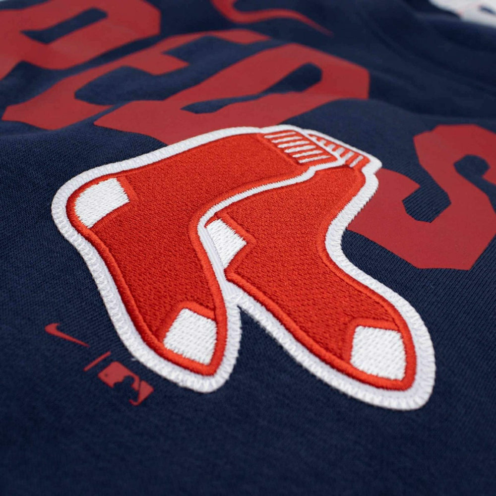 Boston Red Sox Club Fleece MLB Pullover Crew Navy - Taass sale