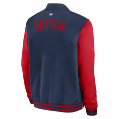 Boston Red Sox 2026 MLB Authentic Dugout Bomber Jacket Navy - Taass on sale