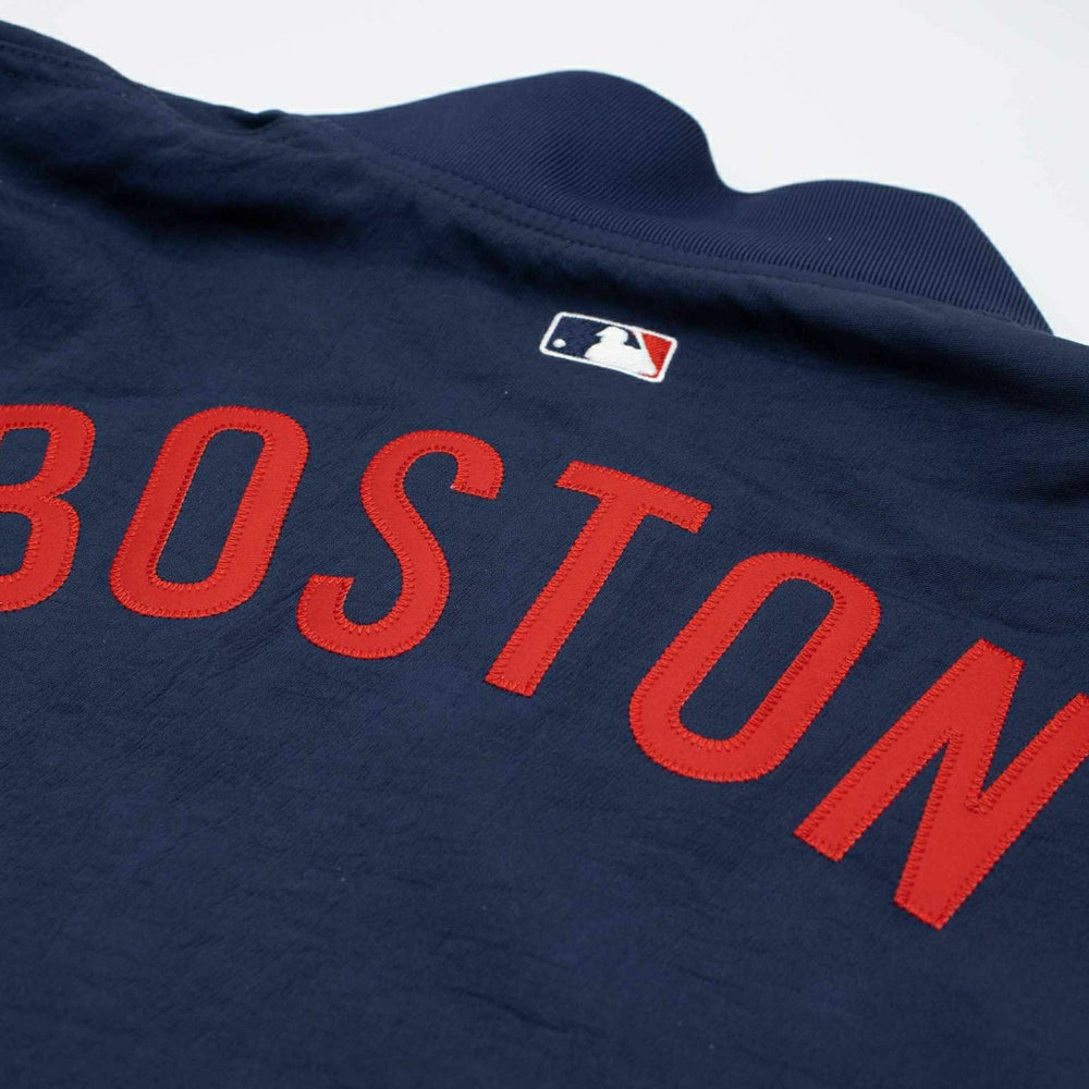Boston Red Sox 2026 MLB Authentic Dugout Bomber Jacket Navy - Taass on sale