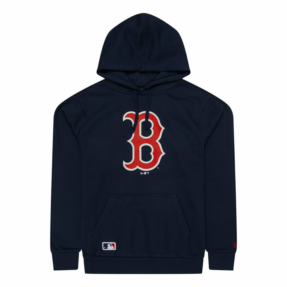 Boston Red Sox Team Logo New Era MLB Hoodie Navy - Taass Online