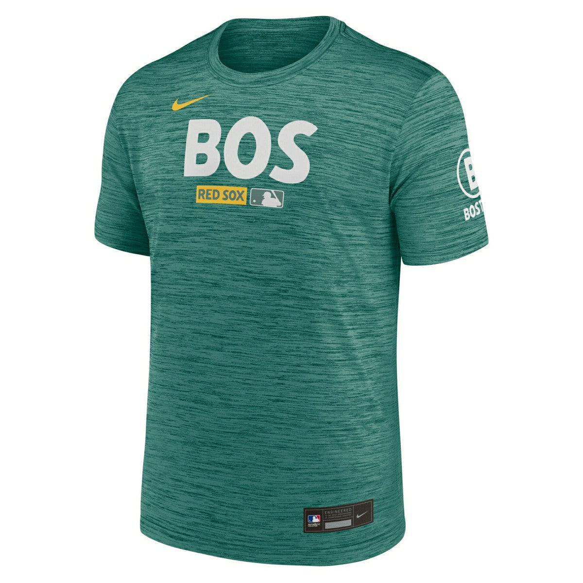 Boston Red Sox City Connect 2026 MLB Authentic Velocity T-Shirt Green - Taass US