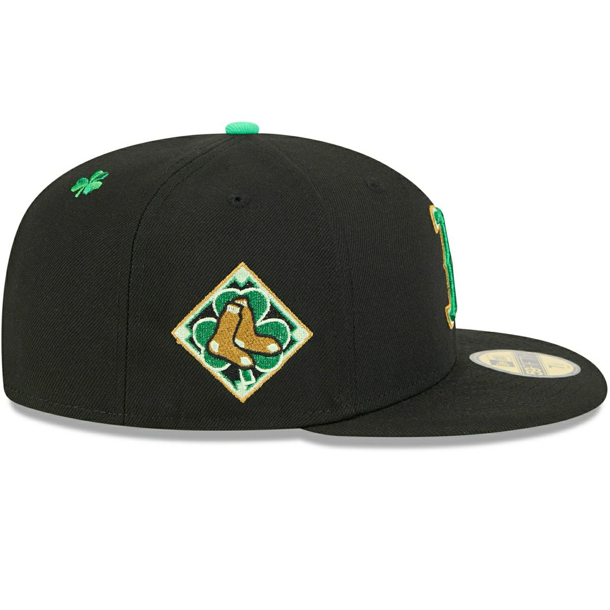 Boston Red Sox 2026 St. Patrick's Day MLB Authentic 59FIFTY Cap Black - Taass on sale