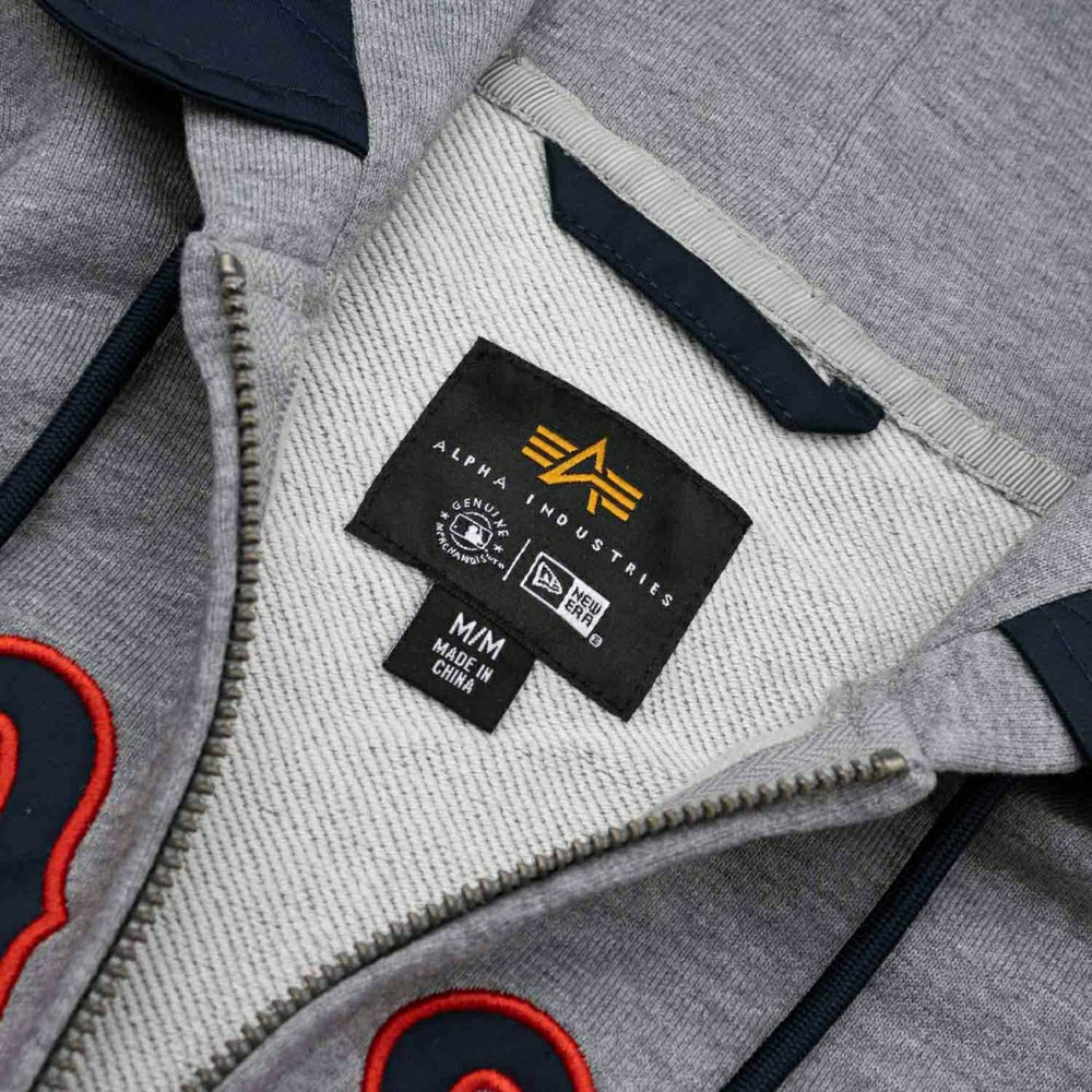 Boston Red Sox Alpha Industries MA-1 MLB Full-Zip Fleece Jacket - Taass Online