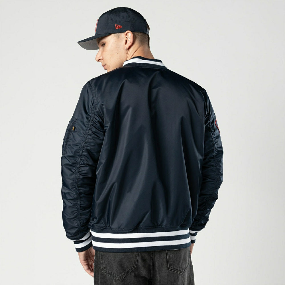 Boston Red Sox Alpha Industries MA-1 MLB Bomber Jacket Navy - Taass outlet