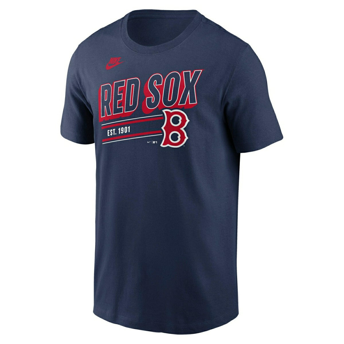 Boston Red Sox MLB Cooperstown Cotton T-Shirt Navy - Taass on sale