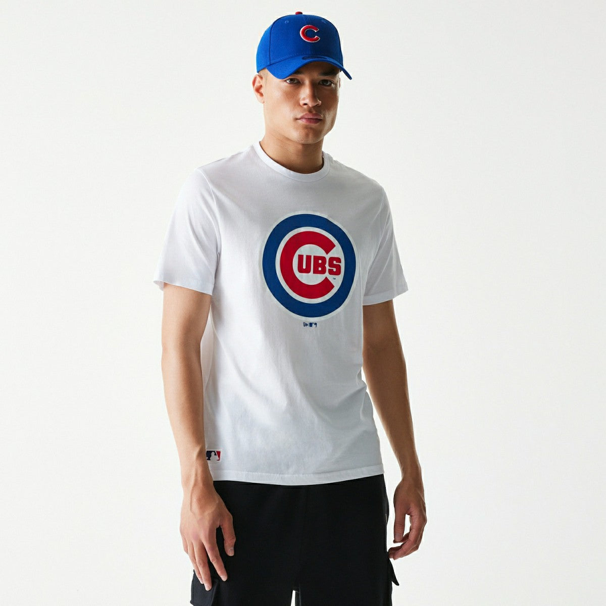 Chicago Cubs Team Logo New Era MLB T-Shirt White - Taass sale