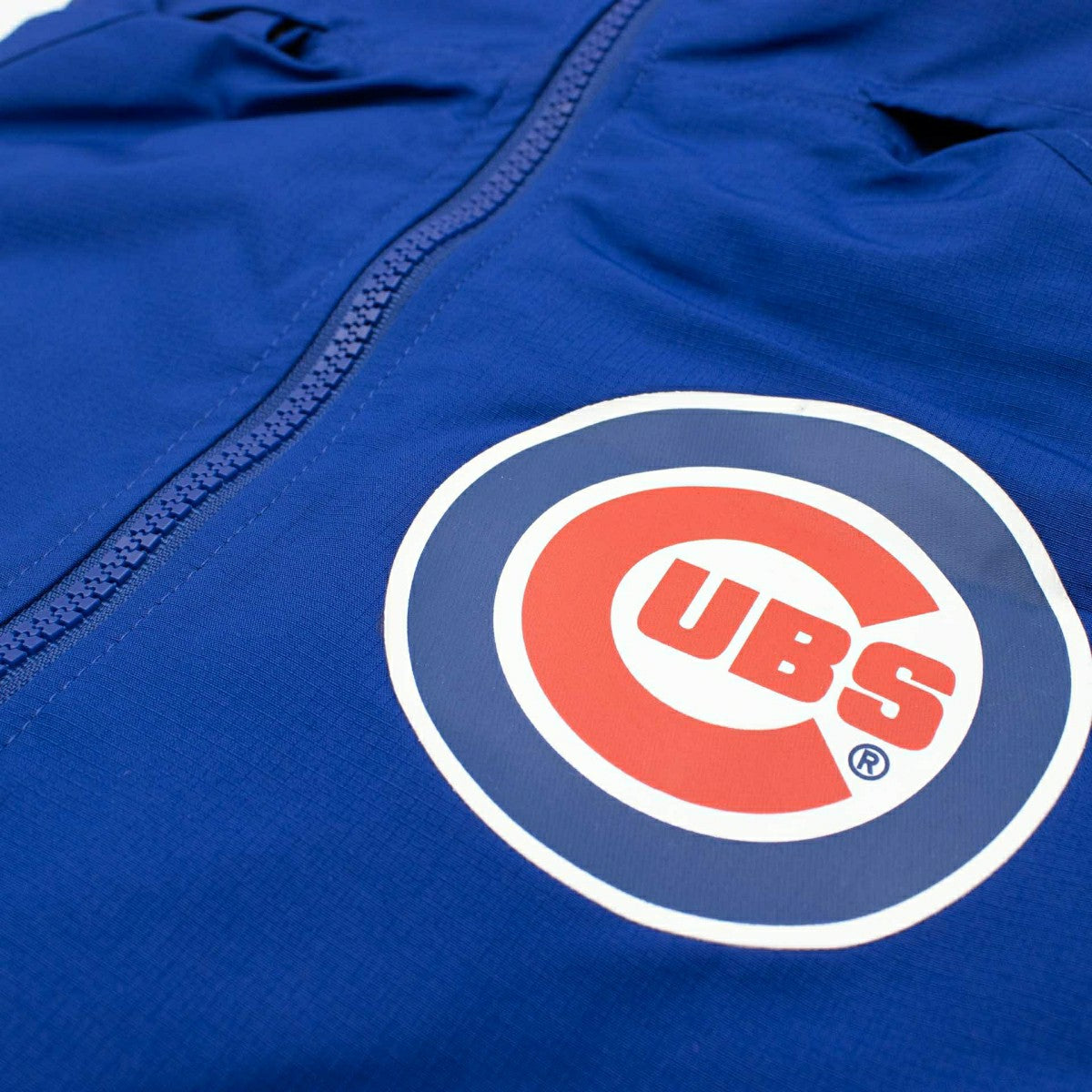Chicago Cubs MLB Quarter Zip Windbreaker Jacket Blue - Taass for sale