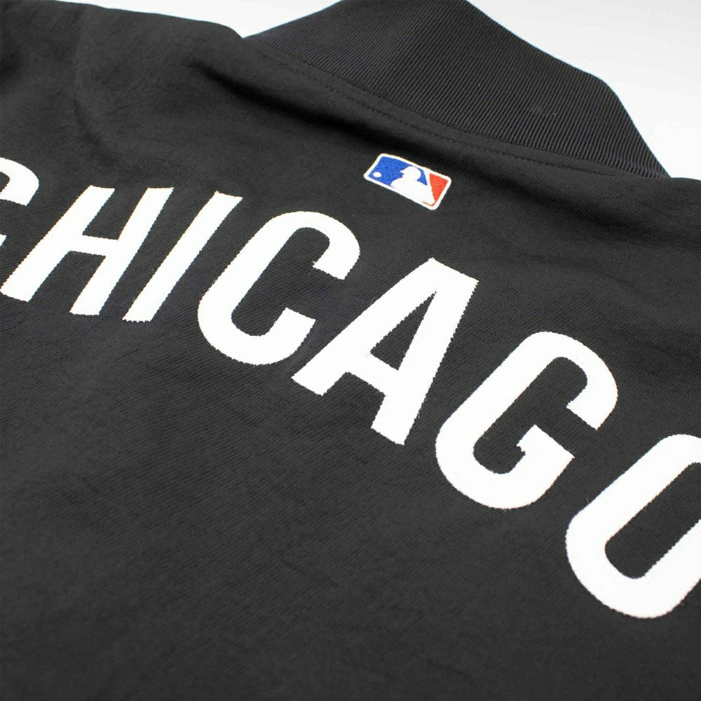 Chicago Cubs 2026 MLB Authentic Dugout Bomber Jacket Black - Taass Online