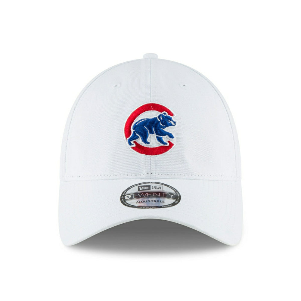 Chicago Cubs Bear Logo Classic 9TWENTY Adjustable MLB Cap White - Taass sale