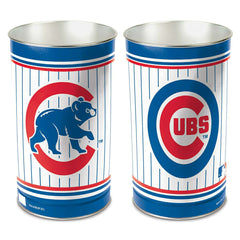 Chicago Cubs Metal MLB Wastebasket - Taass outlet