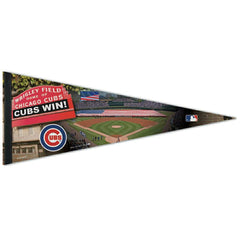 Chicago Cubs Wrigley Field Stadium Premium MLB Pennant - Taass US