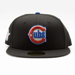 Chicago Cubs Alternate Logo 59FIFTY Fitted MLB Cap Black - Taass discount
