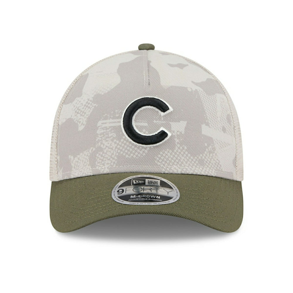 Chicago Cubs 2025 MLB Armed Forces 9FORTY M-Crown A-Frame Snapback Cap - Taass US