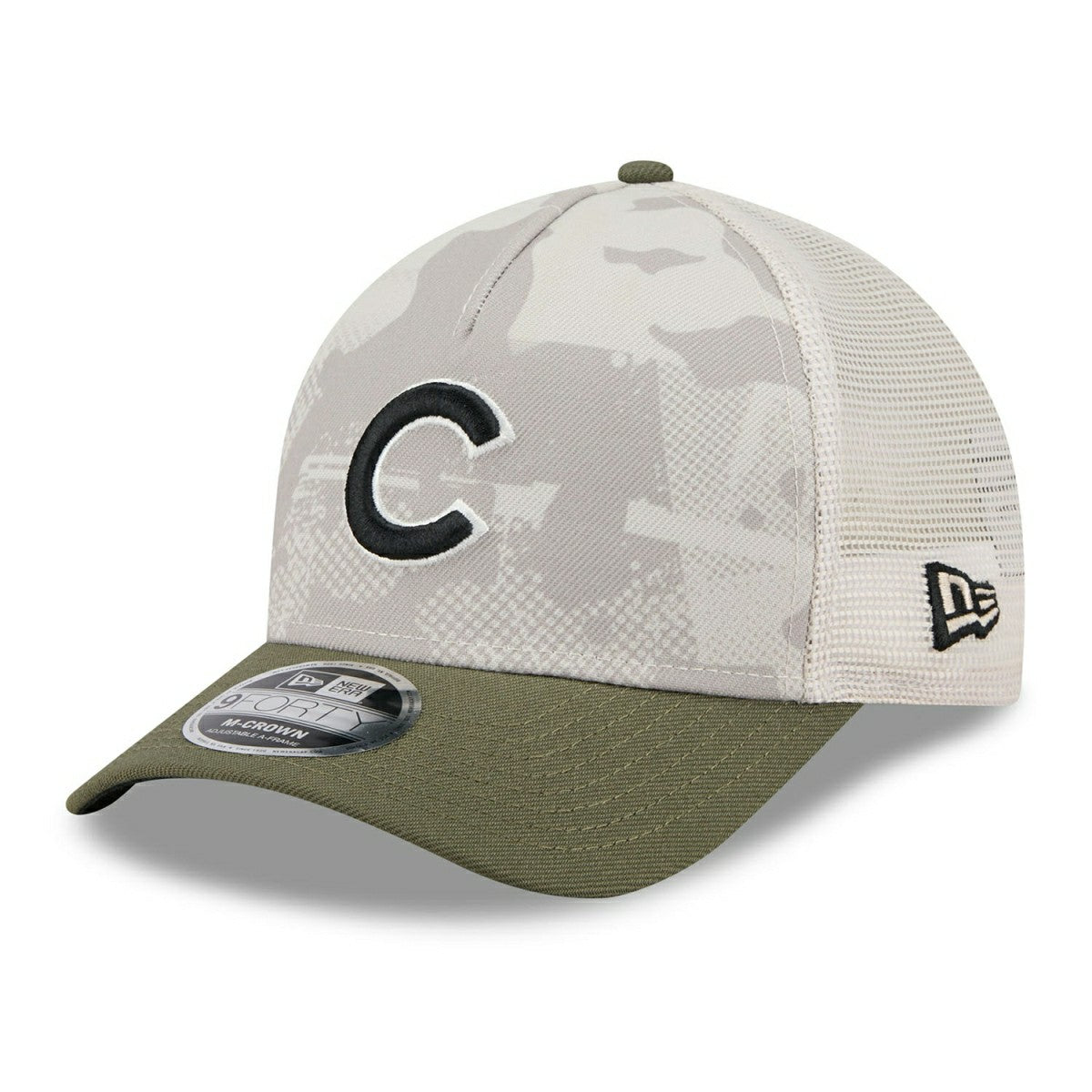 Chicago Cubs 2025 MLB Armed Forces 9FORTY M-Crown A-Frame Snapback Cap - Taass US