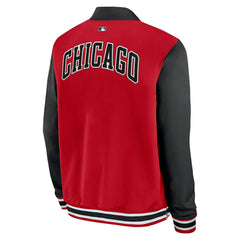 Chicago White Sox City Connect 2026 MLB Authentic Dugout Bomber Jacket Red - Taass sale