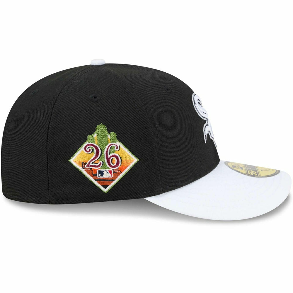 Chicago White Sox 2026 MLB Authentic Spring Training 59FIFTY Pre-Curved Cap Black - Taass Online