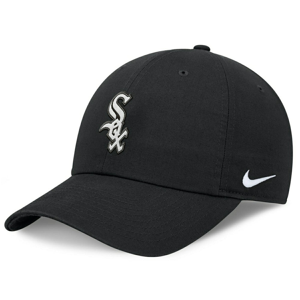 Chicago White Sox Organic Cotton Nike Club Adjustable Cap Black - Taass for sale