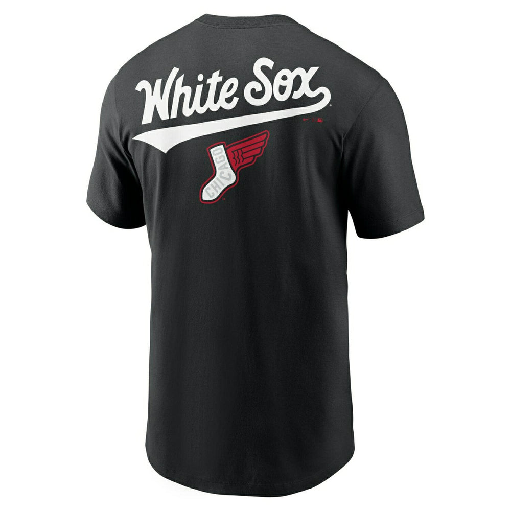 Chicago White Sox City Connect 2-Hit Nike Cotton T-Shirt Black - Taass discount