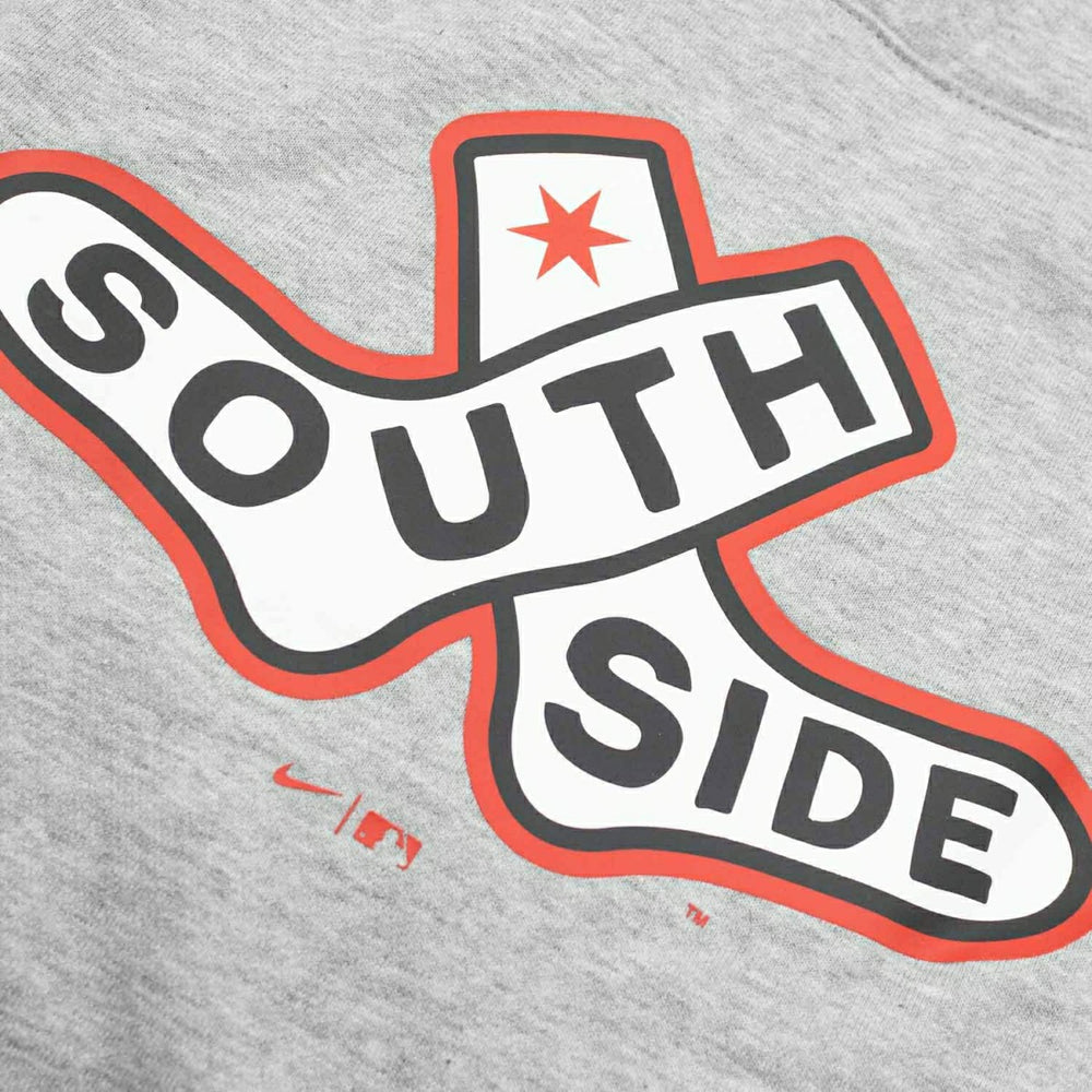Chicago White Sox City Connect Nike French Terry Club Hoodie Gray - Taass US