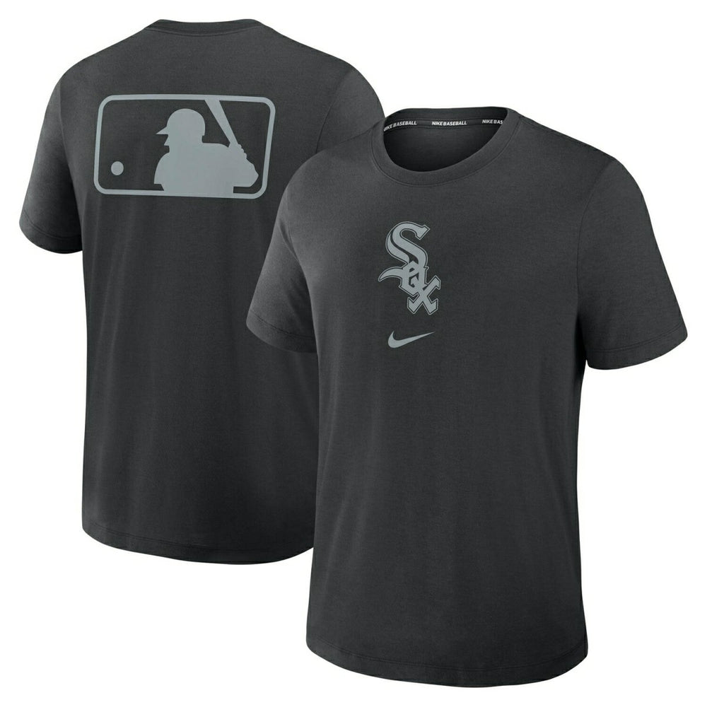 Chicago White Sox Early Work 2025 MLB Authentic Nike Tri-Blend T-Shirt Black - Taass sale