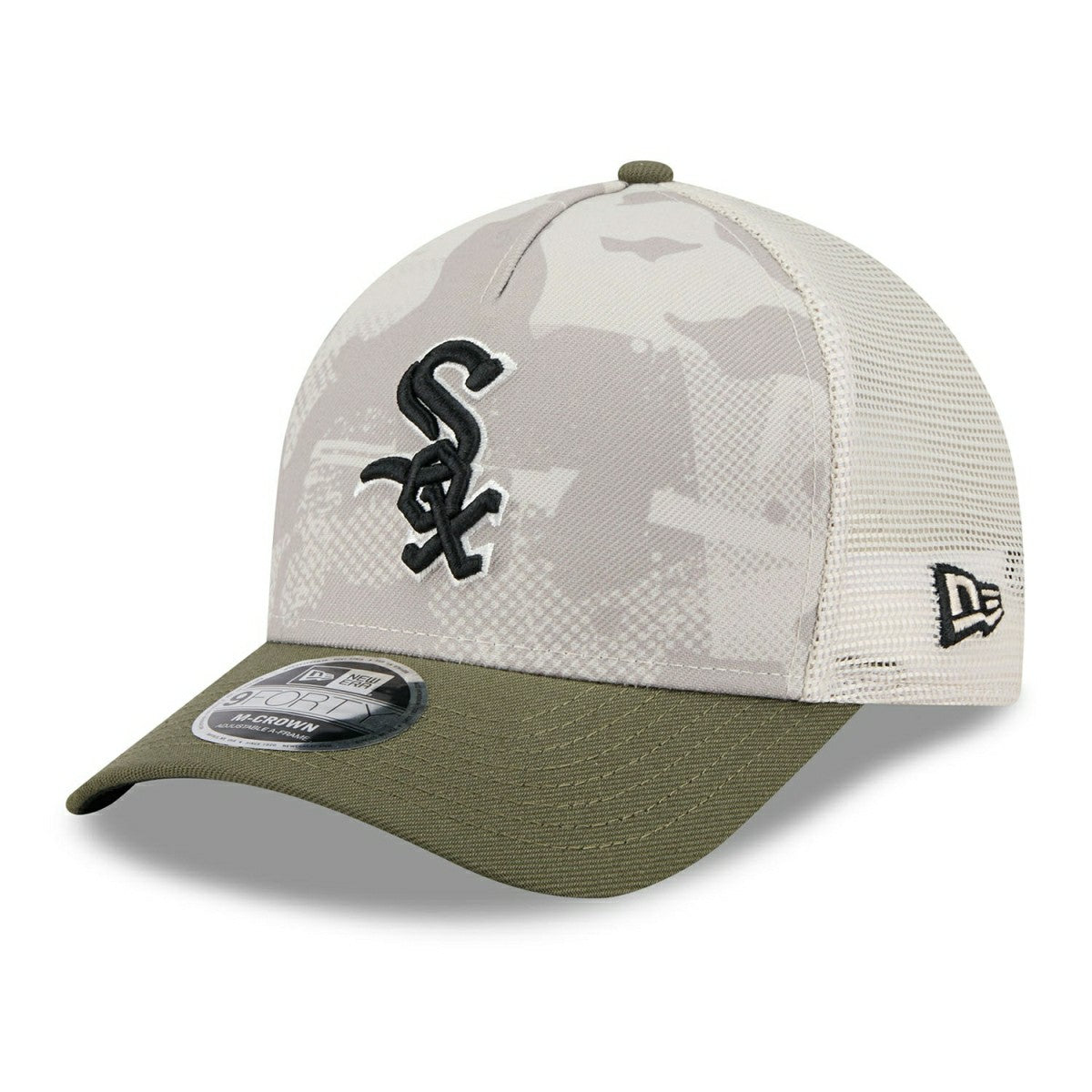 Chicago White Sox 2025 MLB Armed Forces 9FORTY M-Crown A-Frame Snapback Cap - Taass Online