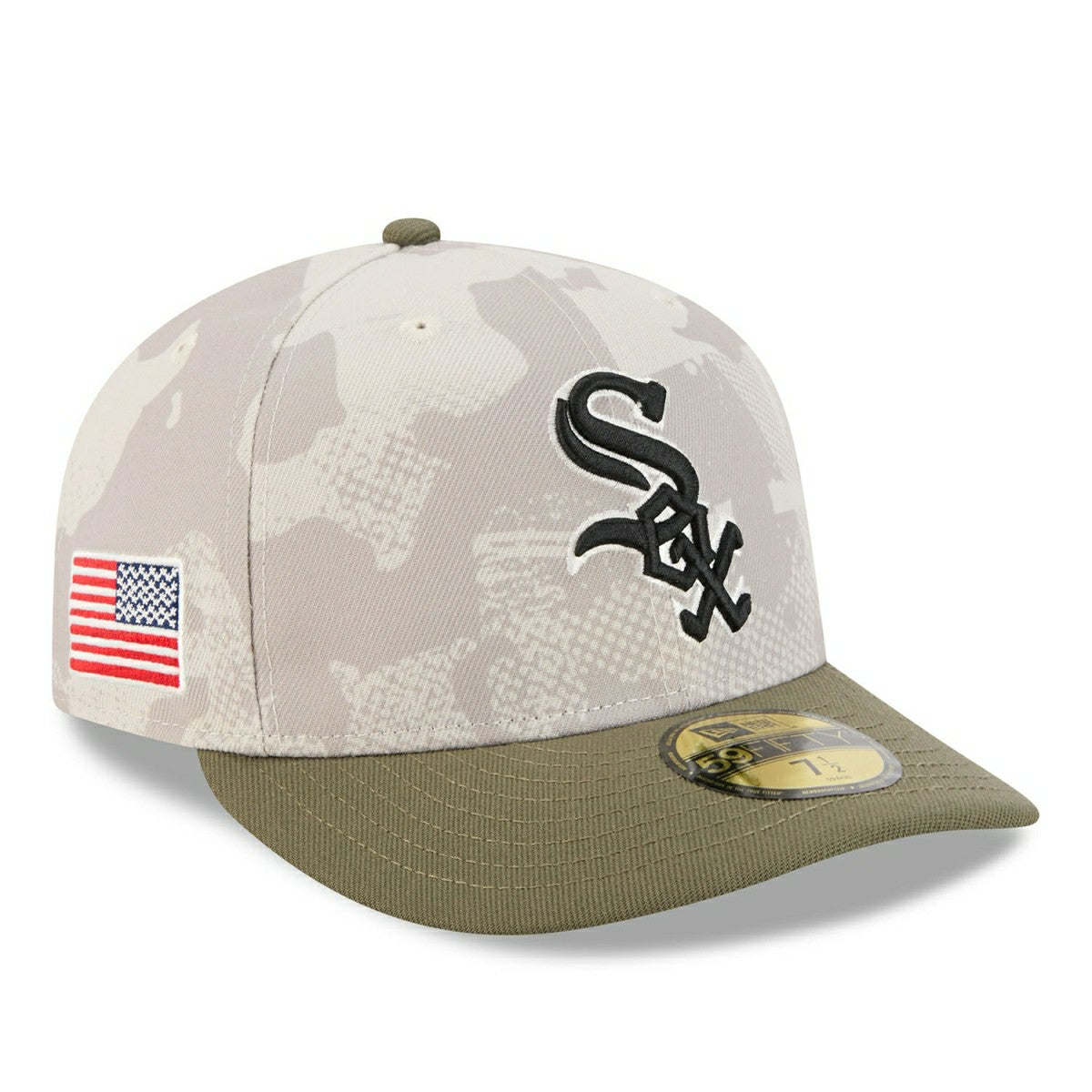 Chicago White Sox 2025 MLB Authentic Armed Forces Pre-Curved 59FIFTY Fitted Cap - Taass outlet