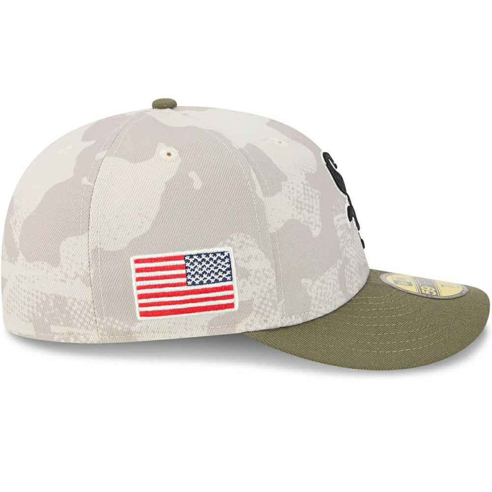 Chicago White Sox 2025 MLB Authentic Armed Forces Pre-Curved 59FIFTY Fitted Cap - Taass outlet