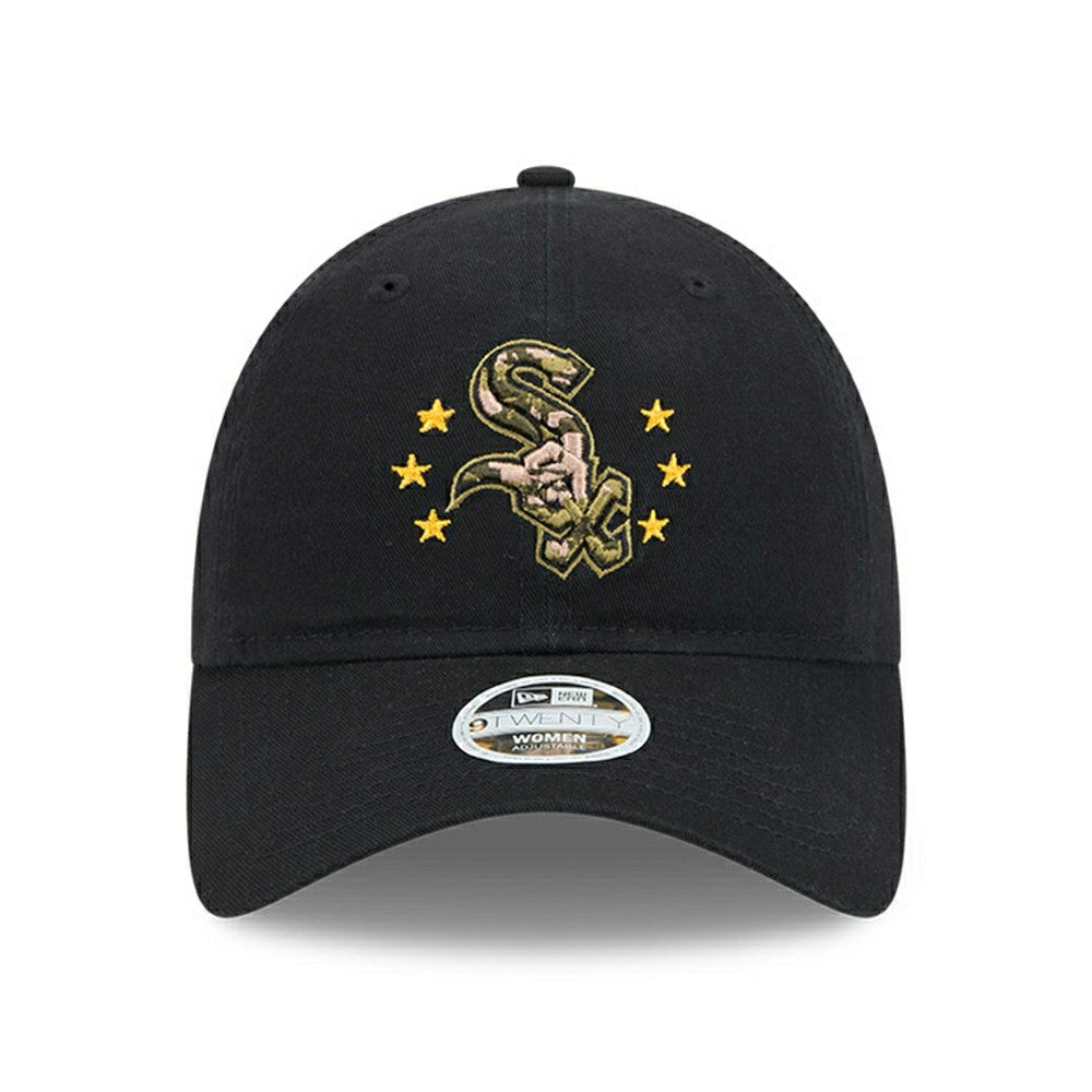 Chicago White Sox 2024 MLB Armed Forces New Era Women's 9TWENTY Cap Black - Taass Online
