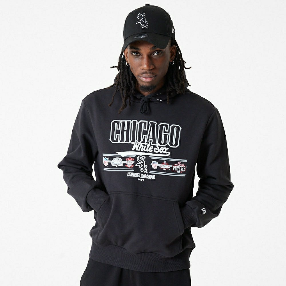 Chicago White Sox Team Graphic New Era MLB Hoodie Black - Taass outlet