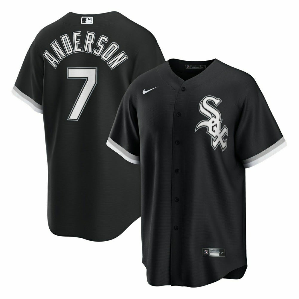 Tim Anderson #7 Chicago White Sox Nike MLB Jersey Black - Taass Online