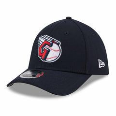 Cleveland Guardians MLB Alternate Team Logo 39THIRTY M-Crown Flex Cap Navy - Taass Online