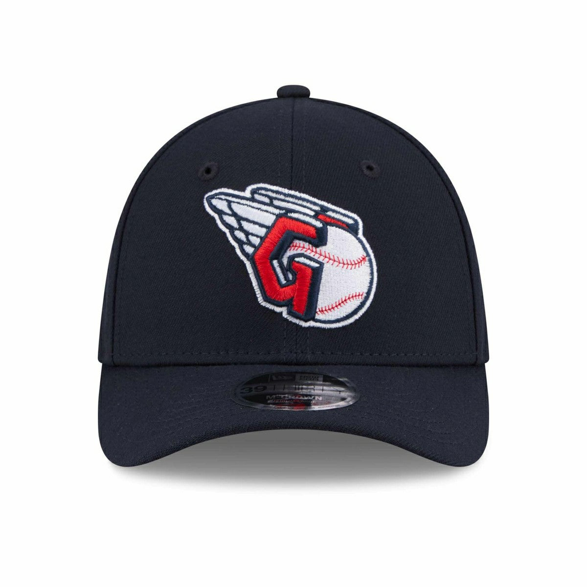 Cleveland Guardians MLB Alternate Team Logo 39THIRTY M-Crown Flex Cap Navy - Taass Online