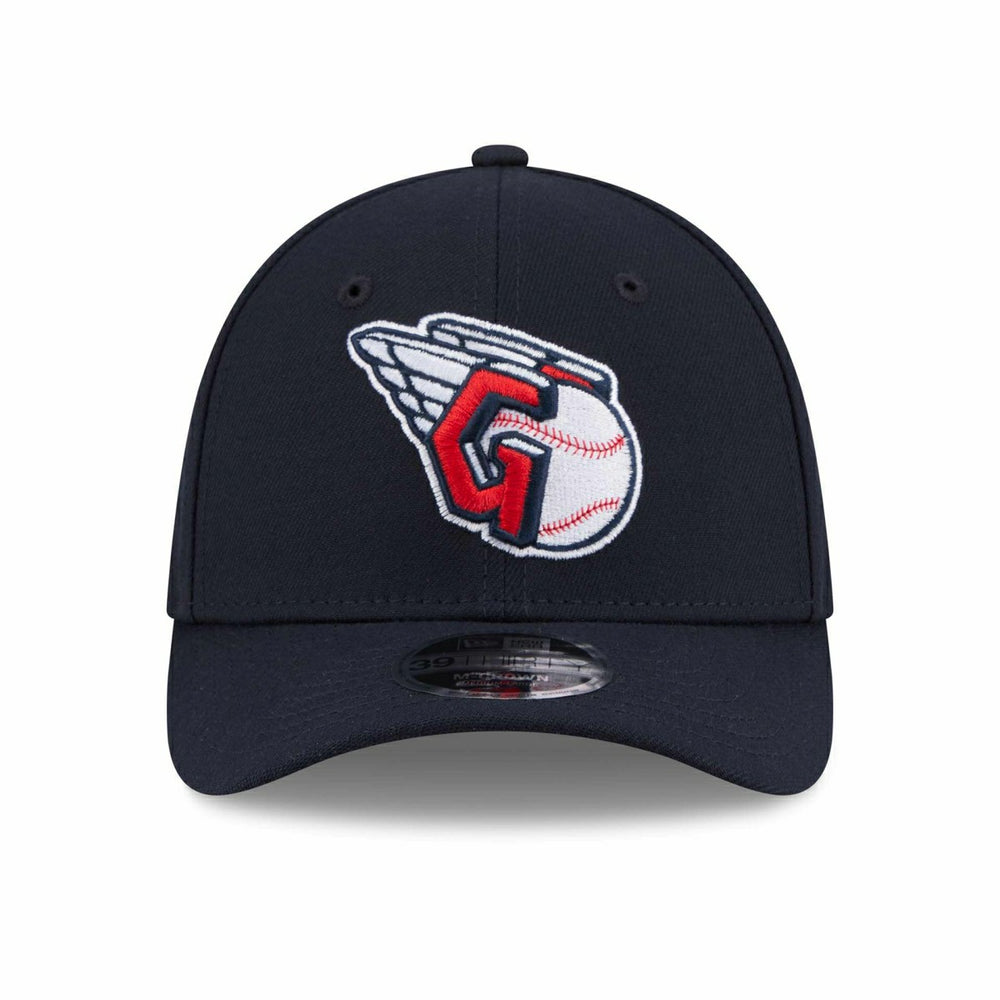 Cleveland Guardians MLB Alternate Team Logo 39THIRTY M-Crown Flex Cap Navy - Taass Online