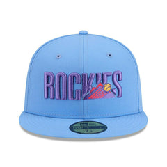 Colorado Rockies MLB City Connect Fan Pack 59FIFTY Fitted Cap Blue - Taass for sale