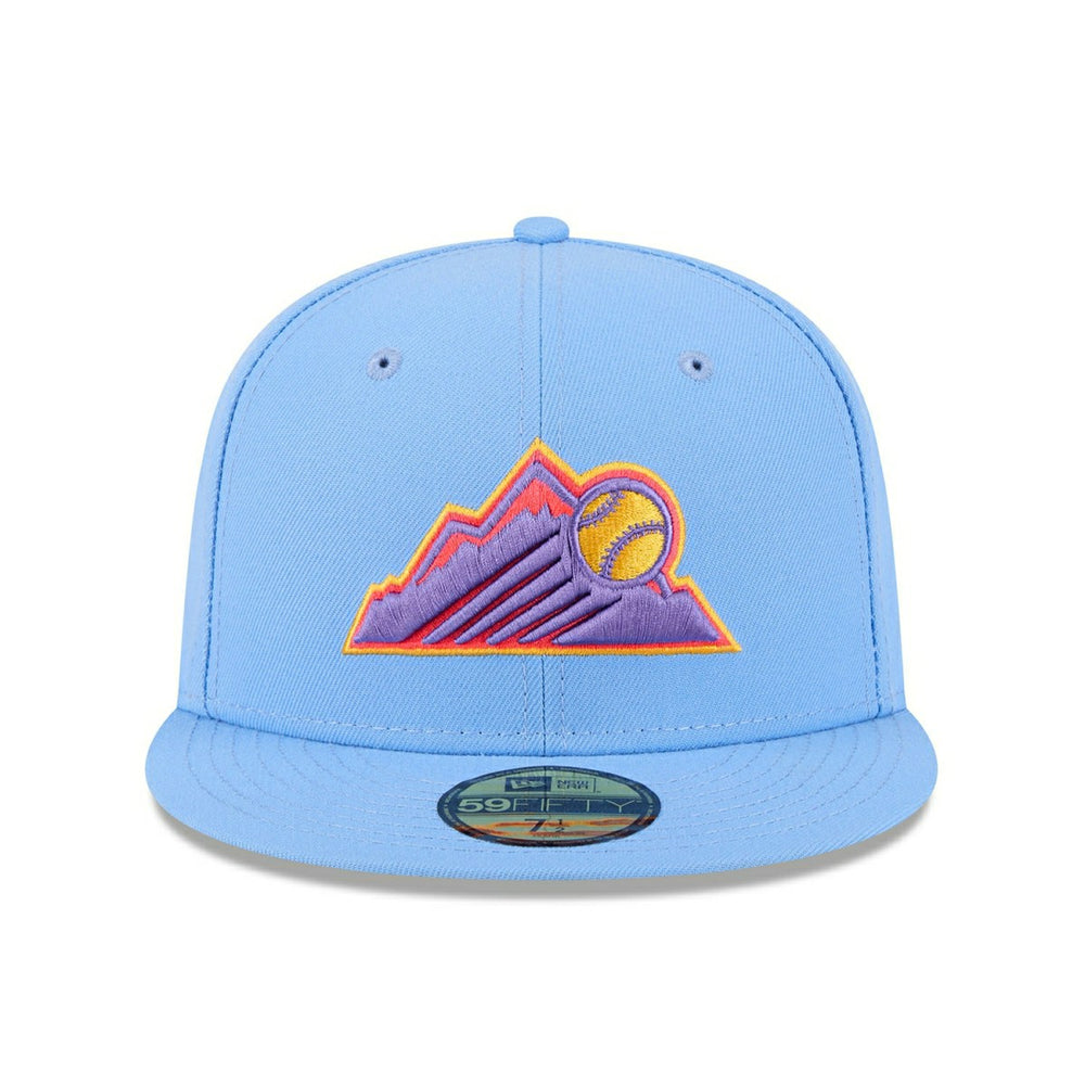 Colorado Rockies MLB Authentic City Connect 59FIFTY Fitted Cap Blue - Taass US