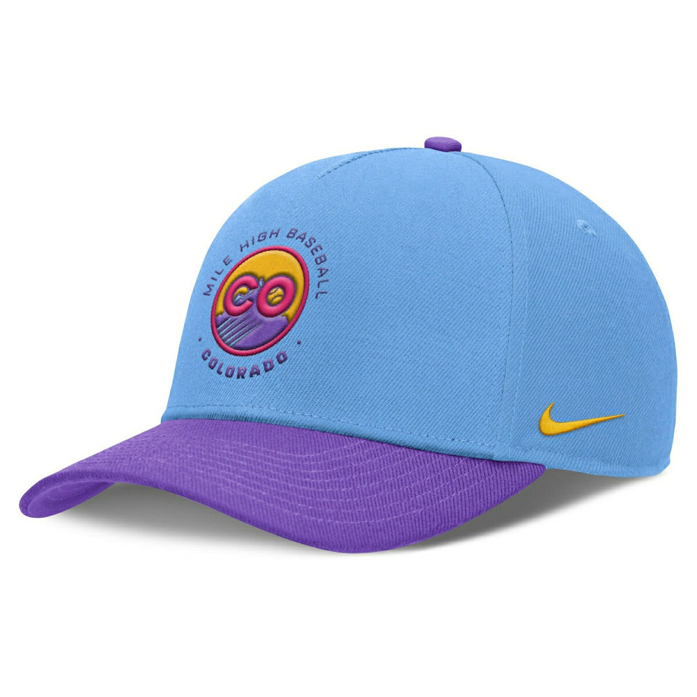Colorado Rockies City Connect Rise Adjustable MLB Cap Blue - Taass outlet