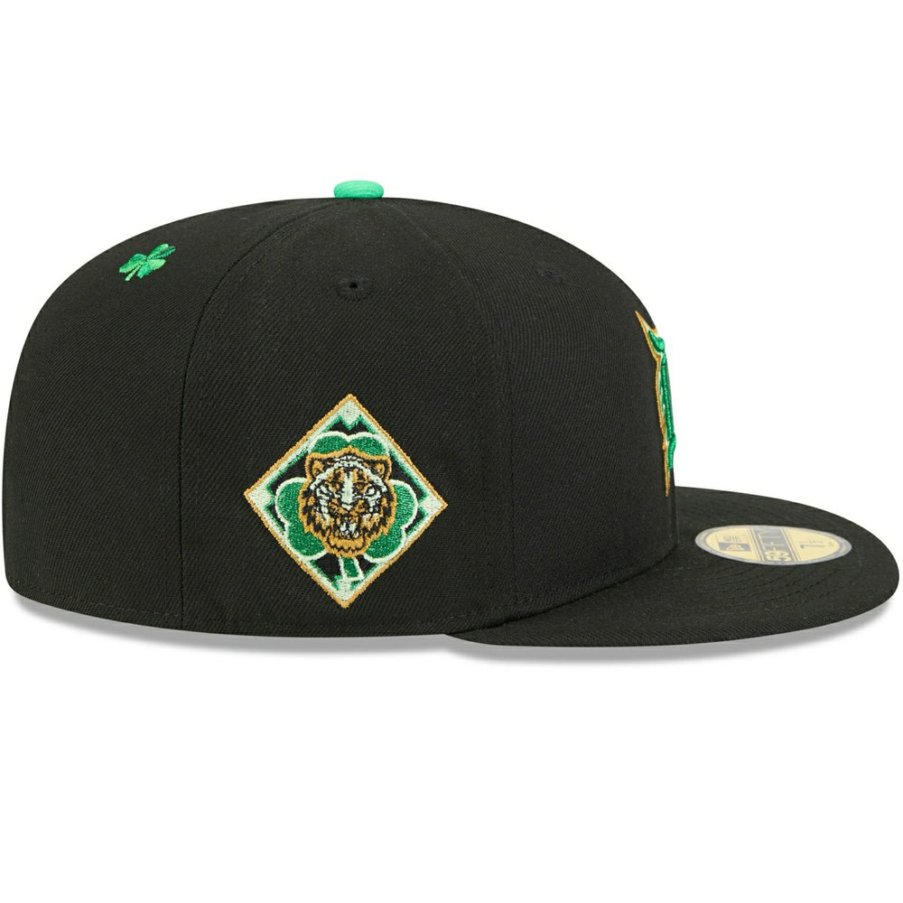 Detroit Tigers 2026 St. Patrick's Day MLB Authentic 59FIFTY Cap Black - Taass on sale