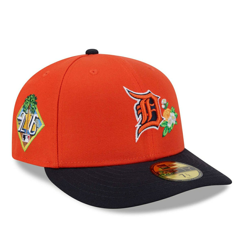 Detroit Tigers 2026 MLB Authentic Spring Training 59FIFTY Pre-Curved Cap Orange - Taass US