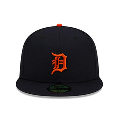 Detroit Tigers Authentic New Era 59FIFTY Fitted MLB Cap Road - Taass sale