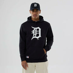 Detroit Tigers Team Logo New Era MLB Hoodie Navy - Taass Online