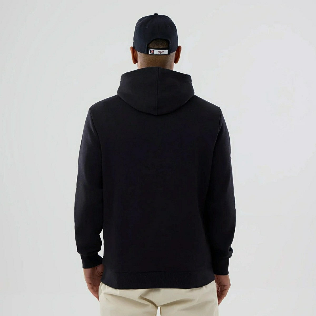 Detroit Tigers Team Logo New Era MLB Hoodie Navy - Taass Online