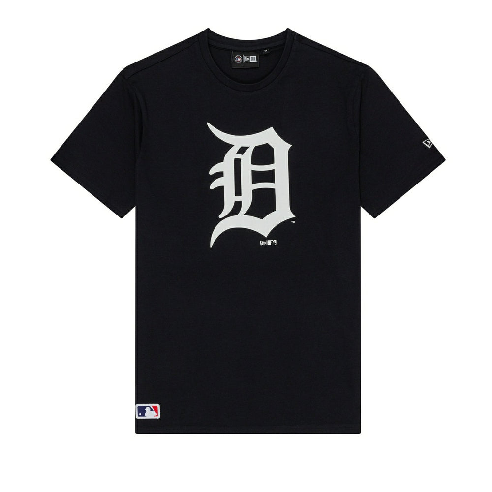 Detroit Tigers Team Logo New Era MLB T-Shirt Navy - Taass US