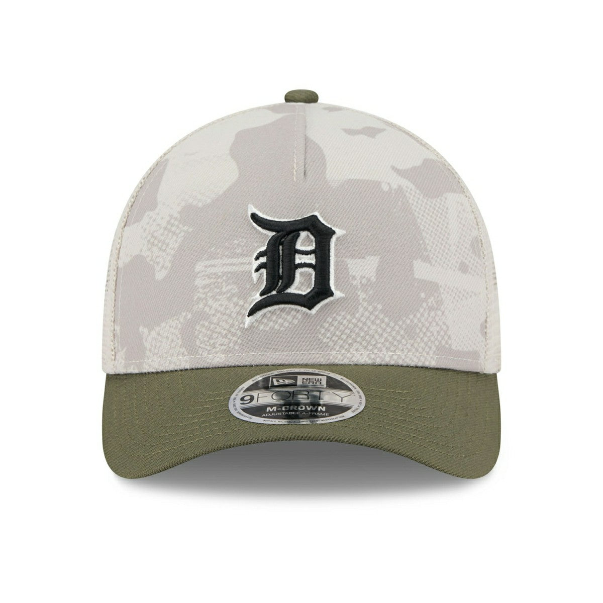 Detroit Tigers 2025 MLB Armed Forces 9FORTY M-Crown A-Frame Snapback Cap - Taass discount